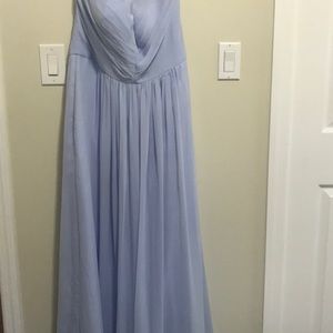 Cloudy blue bridesmaid dress from weddington way
